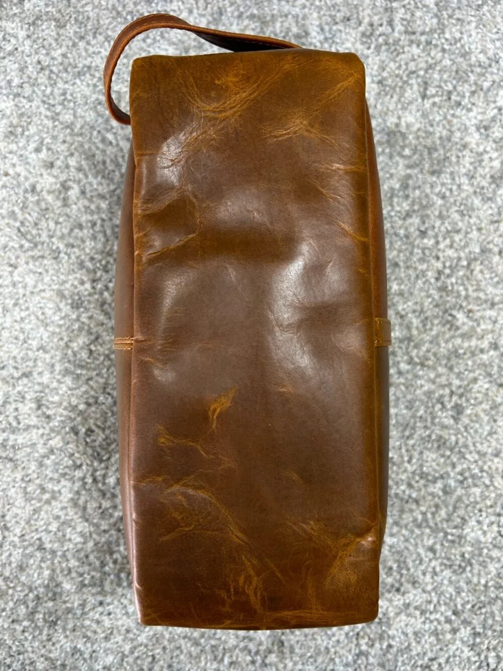Brand New Genuine Leather Toiletry Bag for Men Women‎ Shaving Kit Travel